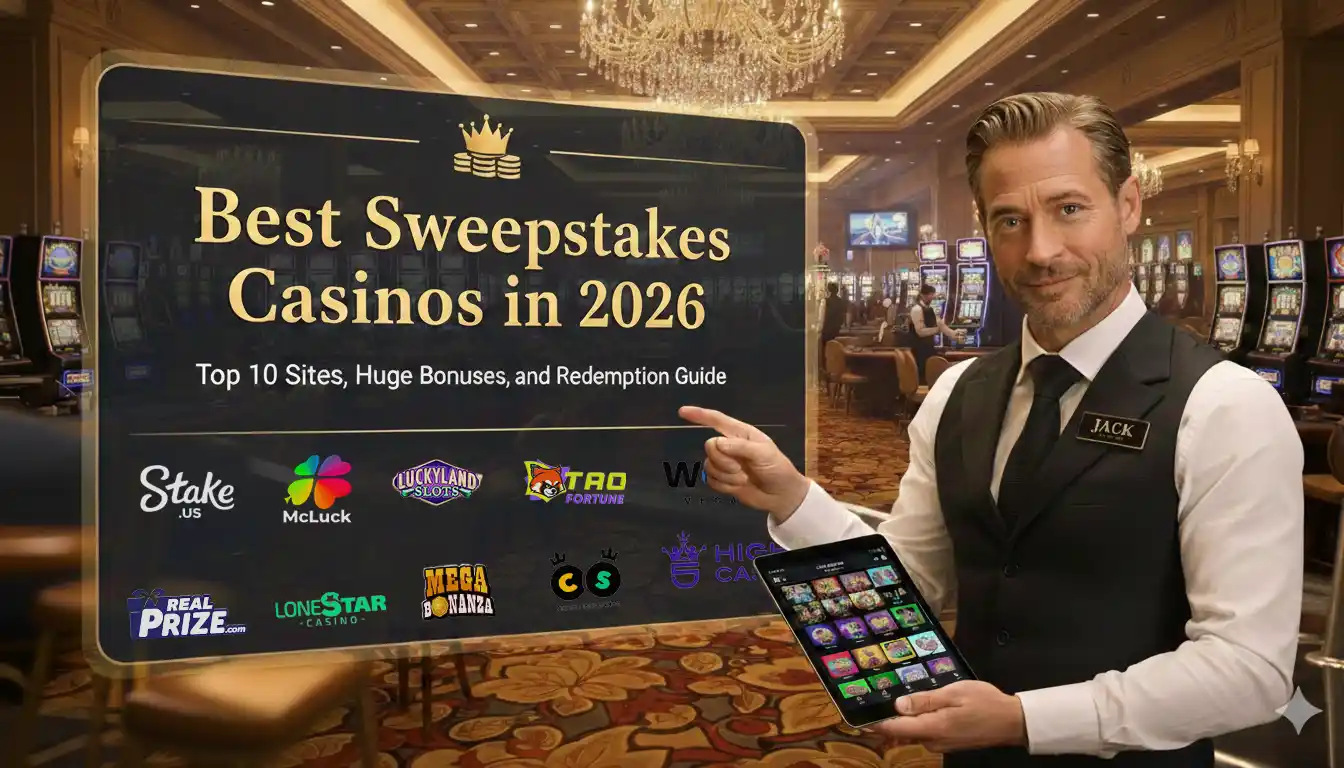 Best Sweepstakes Casinos in 2026: Top 10 Sites, Huge Bonuses, and Redemption Guide